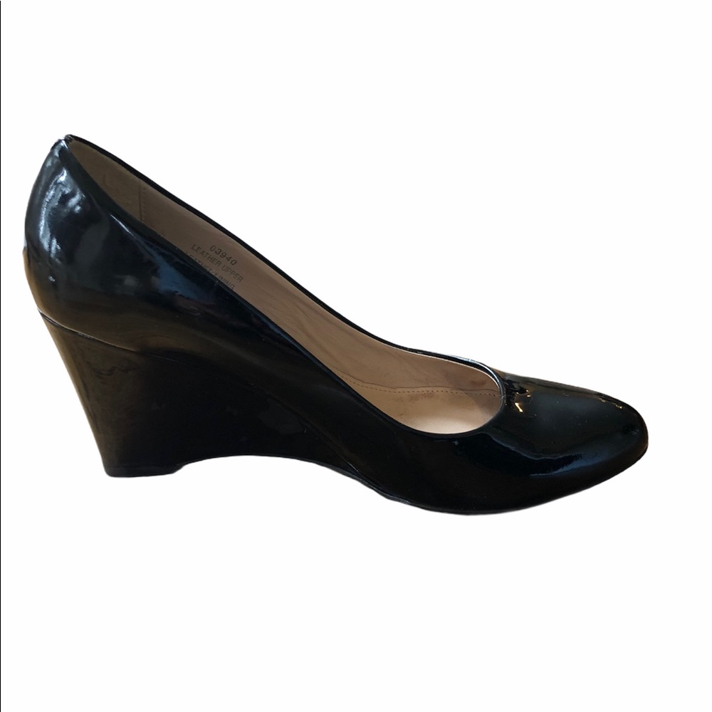 J.Crew leather wedge shoes
